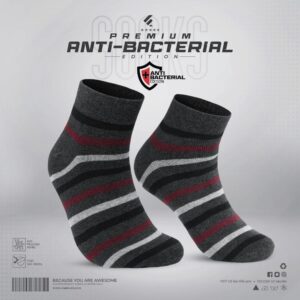 Premium Antibacterial Socks - Maroon